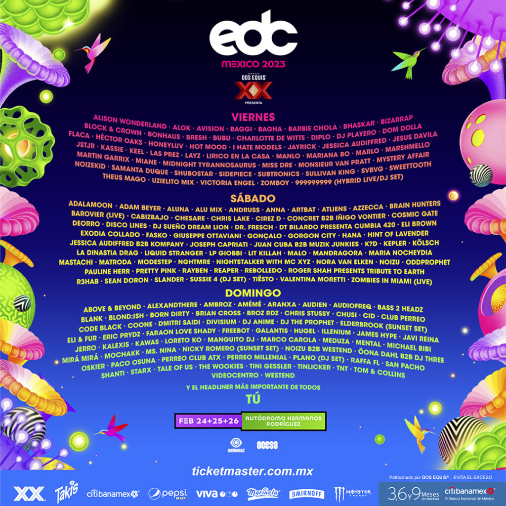 EDC México 2023 Conoce los escenarios del carnaval más grande de