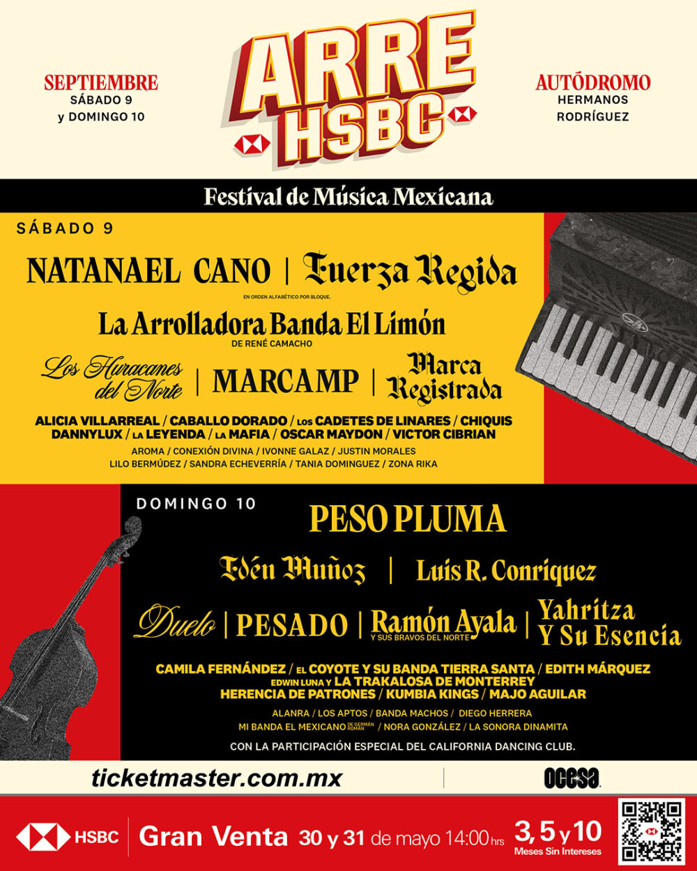 ARRE HSBC el nuevo Festival de Música Mexicana más grande del mundo