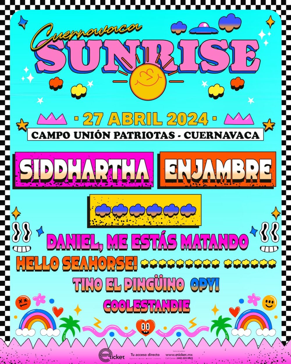 Tenemos cartel oficial de Cuernavaca Sunrise 2024 Mundo Indie Mx