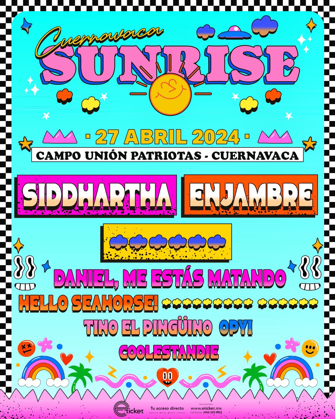 Tenemos cartel oficial de Cuernavaca Sunrise 2024 Mundo Indie Mx